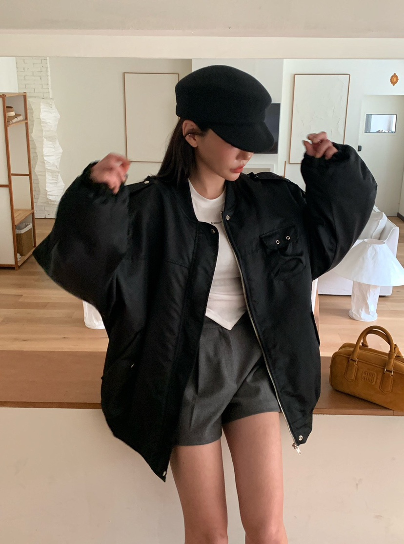REVE CITE-L東大門㊣代購女裝新品熱賣休閑真品25秋冬夾克REVE CITE夾克