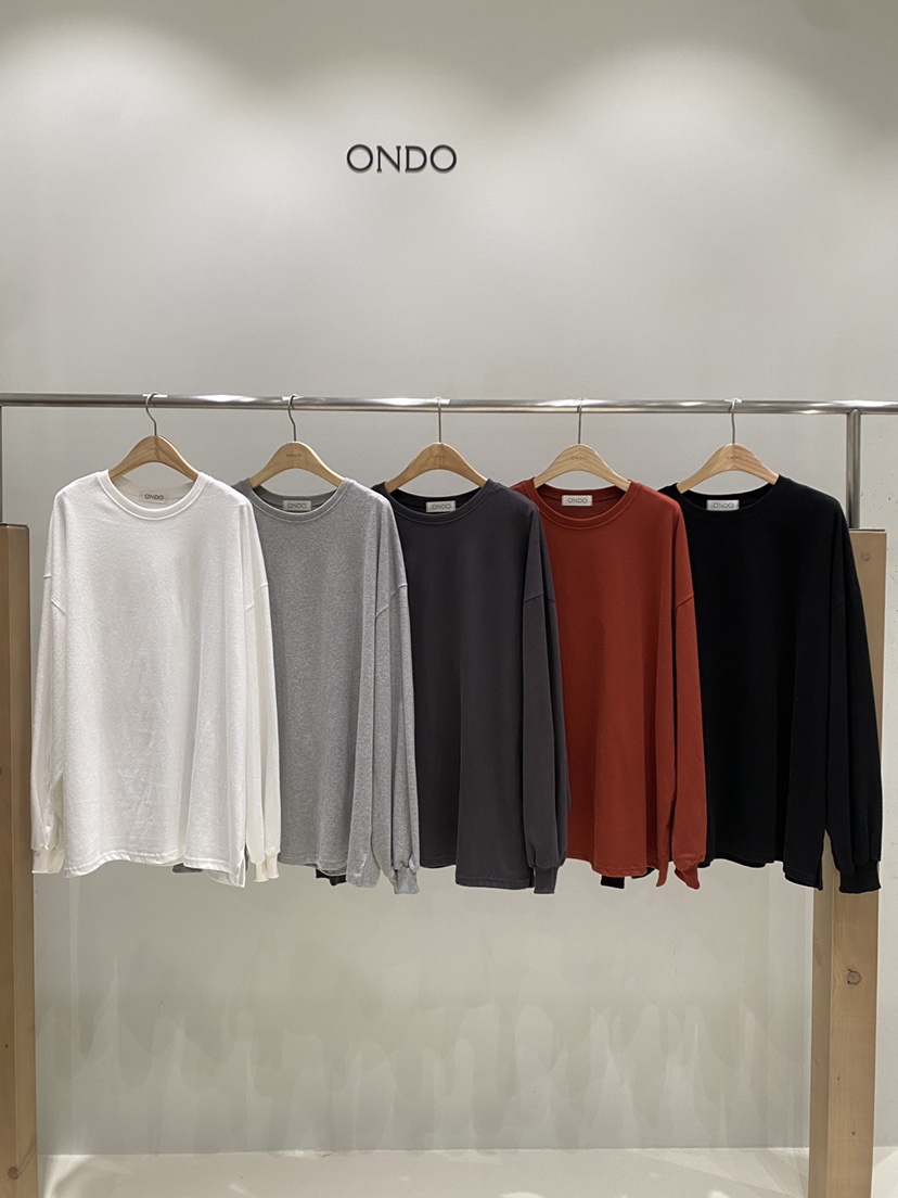 ONDO-P韓國直郵㊣女士新品推薦25秋冬時尚真品長袖T恤拉絨ONDO-P長袖T恤