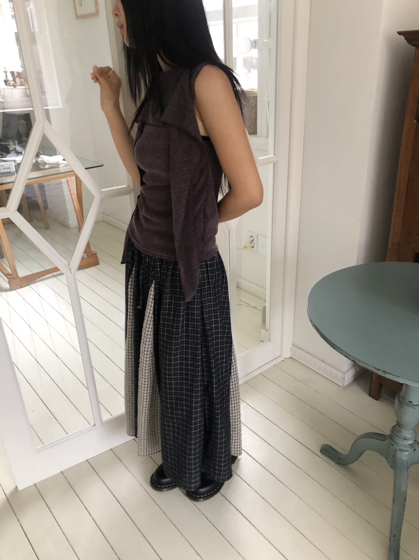 FLASH東大門㊣直郵女裝新品職業真品時尚休閑25秋冬吊帶背心圍巾FLASH吊帶/背心