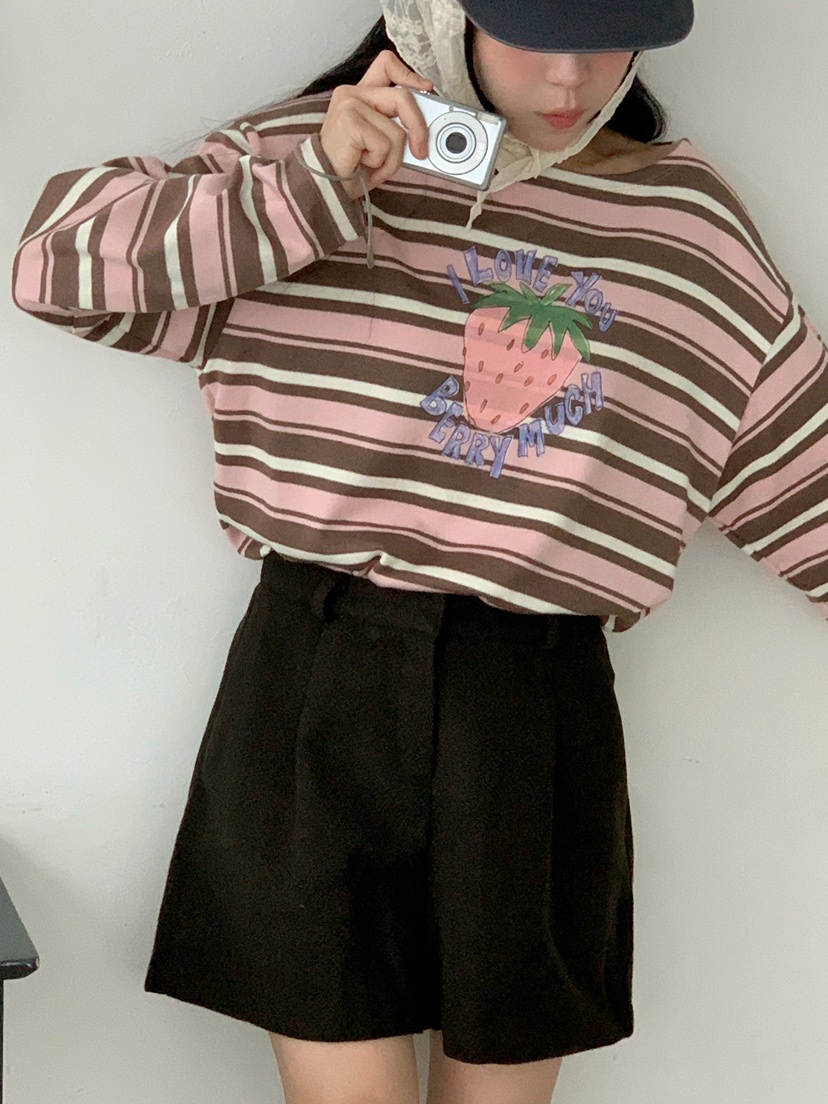 BEFORE SUNRISE韓國代購㊣女士新款真品熱賣人氣職業長袖T恤BEFORE SUNRISE長袖T恤