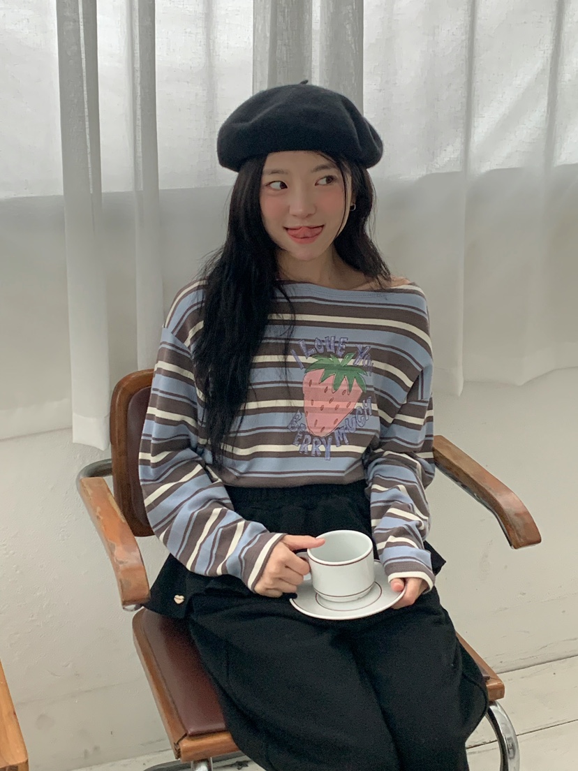 BEFORE SUNRISE韓國代購㊣女士新款真品熱賣人氣職業長袖T恤BEFORE SUNRISE長袖T恤