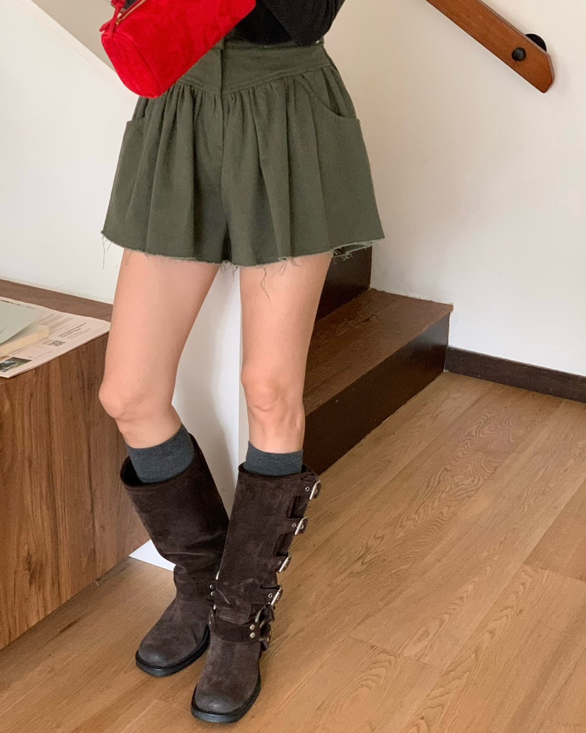 REVE CITE-L東大門㊣直郵女士新款25秋冬熱賣職業休閑裙褲REVE CITE裙褲