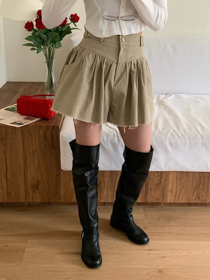 REVE CITE-L東大門㊣直郵女士新款25秋冬熱賣職業休閑裙褲REVE CITE裙褲圖色1
