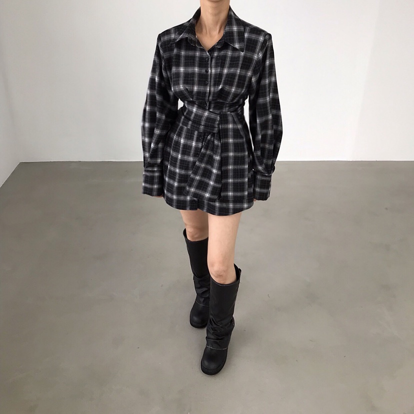 2TWO MOON東大門㊣直郵女士新品人氣熱賣25秋冬推薦連衣裙2TWO MOON連衣裙