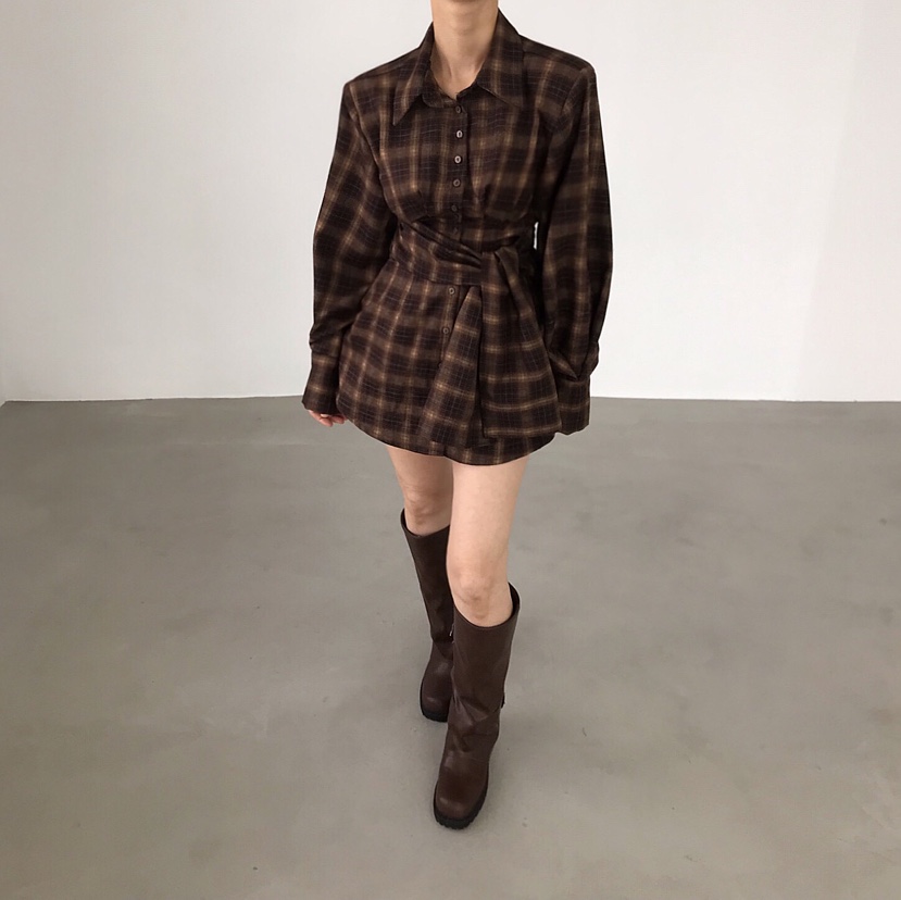 2TWO MOON東大門㊣直郵女士新品人氣熱賣25秋冬推薦連衣裙2TWO MOON連衣裙