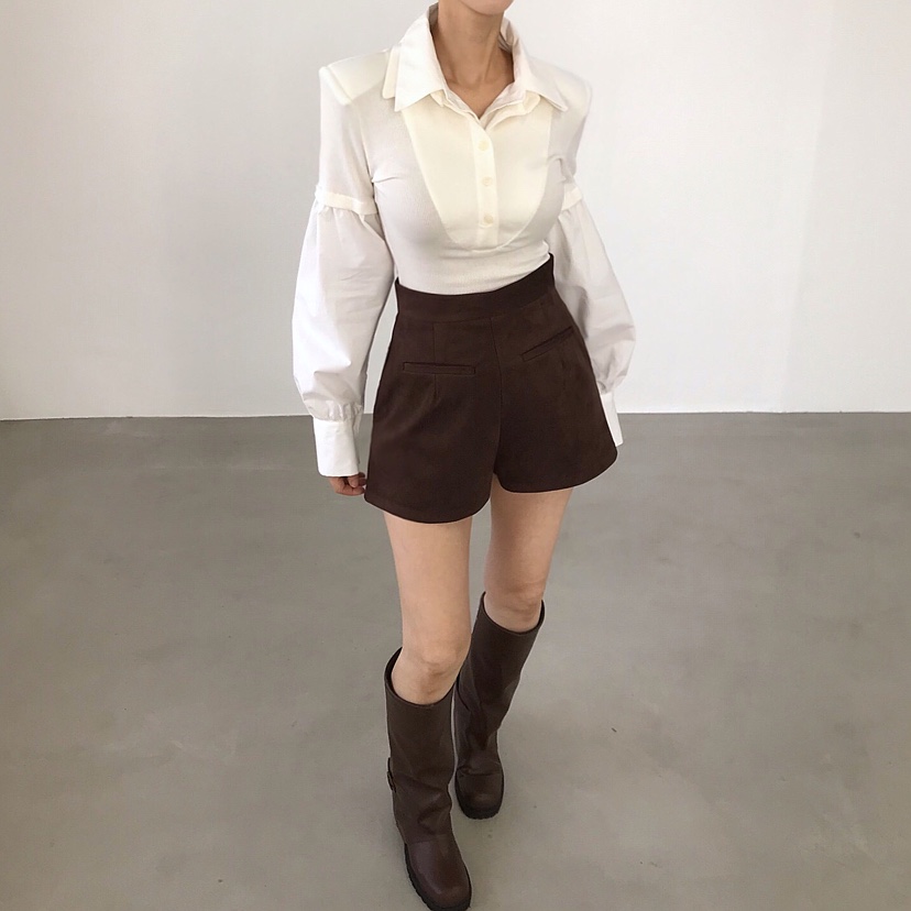 2TWO MOON韓國代購㊣女士新款真品休閑熱賣25秋冬襯衫蕾絲衫2TWO MOON襯衫/蕾絲衫