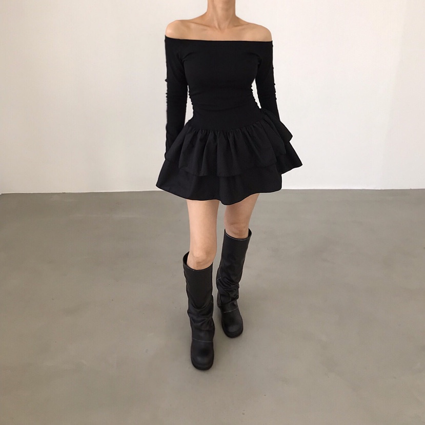2TWO MOON東大門㊣實拍女士新款真品熱賣25秋冬休閑連衣裙2TWO MOON連衣裙