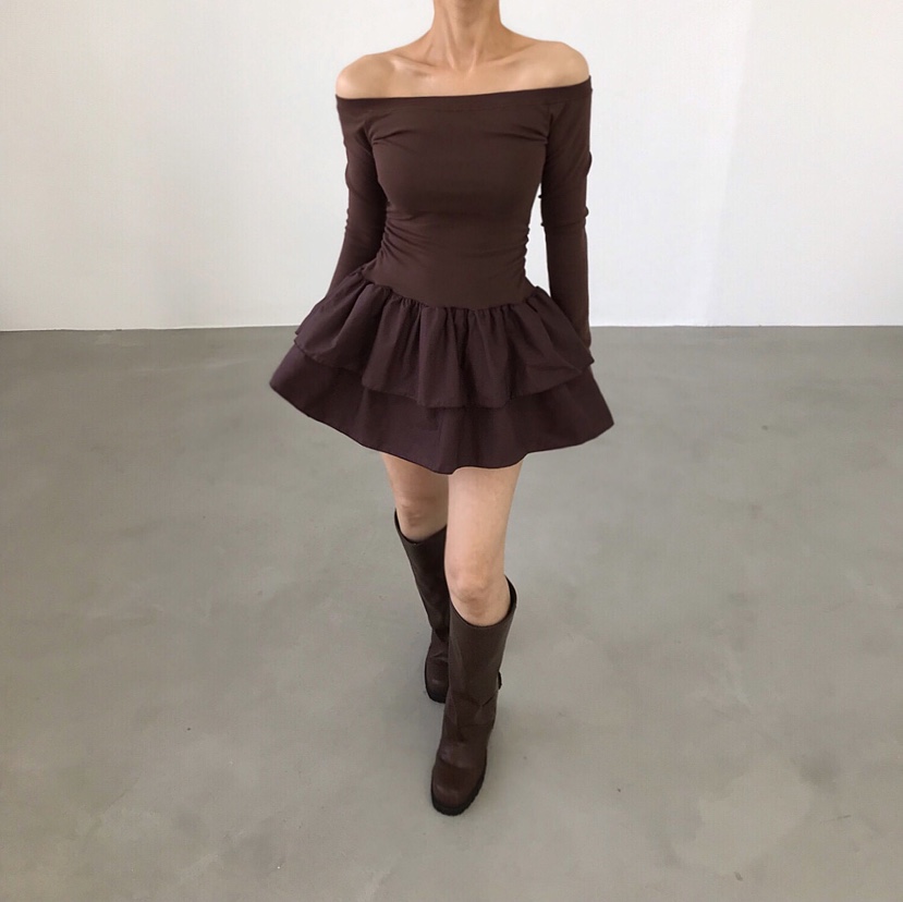 2TWO MOON東大門㊣實拍女士新款真品熱賣25秋冬休閑連衣裙2TWO MOON連衣裙
