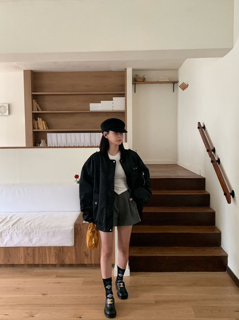 REVE CITE-L韓國直郵㊣女裝新款真品職業人氣短褲羊毛蕾絲REVE CITE短褲