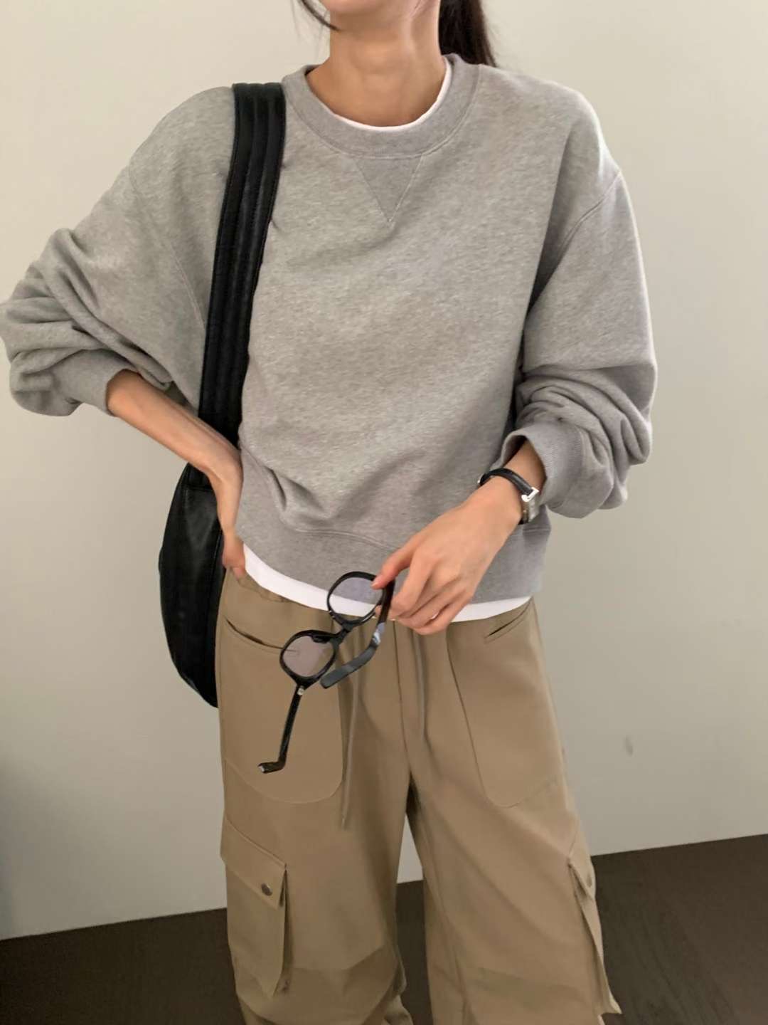 THE LIB東大門㊣實拍女裝新款真品時尚推薦人氣職業休閑衛衣THE LIB衛衣圖色3