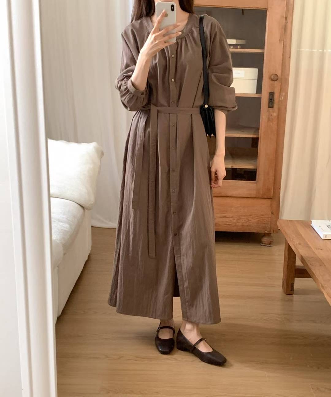 SUNDAY東大門㊣實拍女裝新品推薦人氣真品休閑時尚職業連衣裙SUNDAY連衣裙圖色2