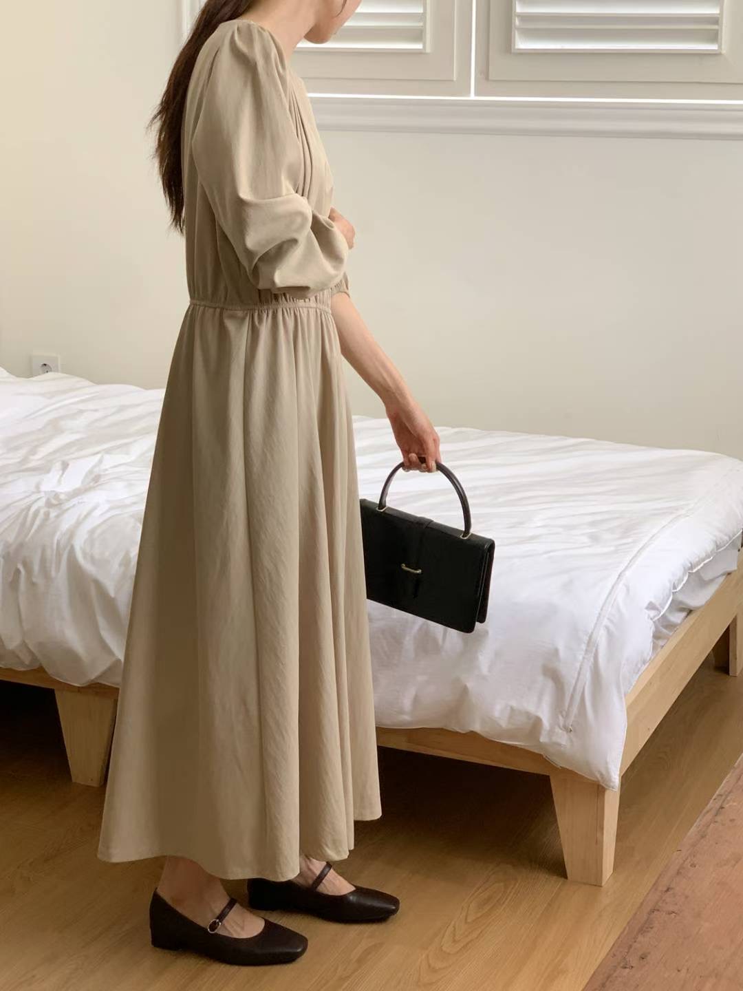 SUNDAY韓國代購㊣女裝新品休閑熱賣職業時尚25秋冬人氣連衣裙SUNDAY連衣裙