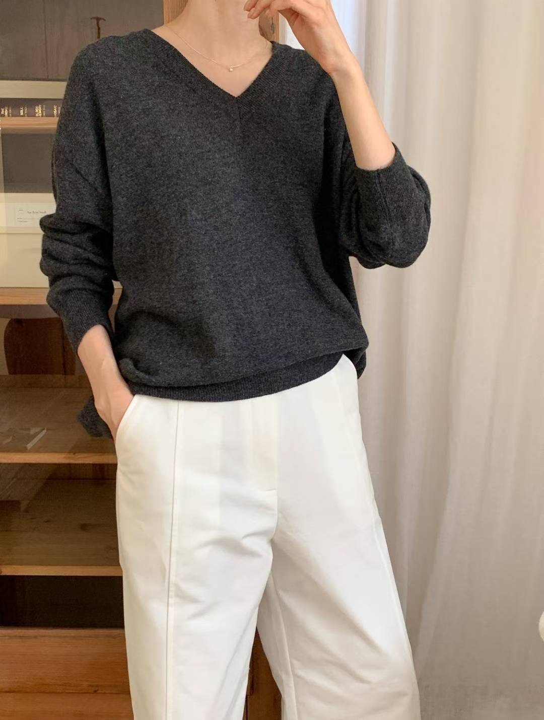 SUNDAY東大門㊣實拍女士新品真品25秋冬熱賣時尚職業針織衫SUNDAY針織衫圖色2