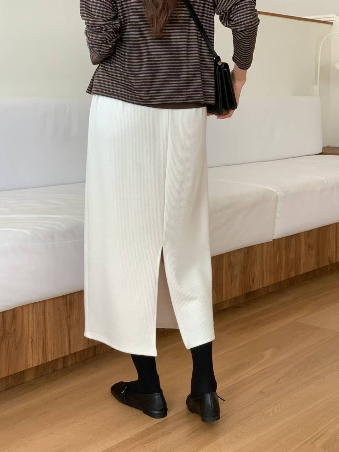 SUNDAY韓國直郵㊣女士新品休閑職業25秋冬人氣熱賣時尚長裙SUNDAY長裙