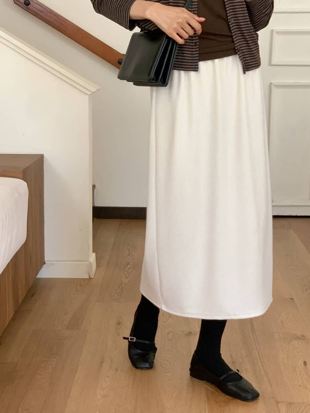 SUNDAY韓國直郵㊣女士新品休閑職業25秋冬人氣熱賣時尚長裙SUNDAY長裙圖色5