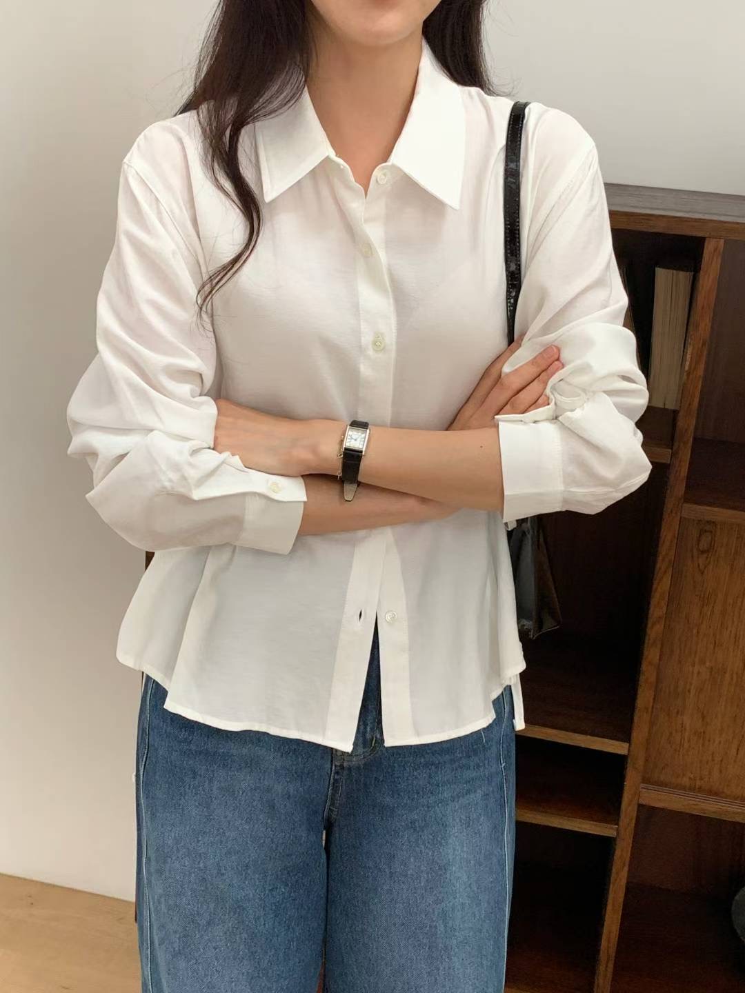 SUNDAY東大門㊣直郵女士新款人氣推薦時尚熱賣真品襯衫蕾絲衫SUNDAY襯衫/蕾絲衫圖色1