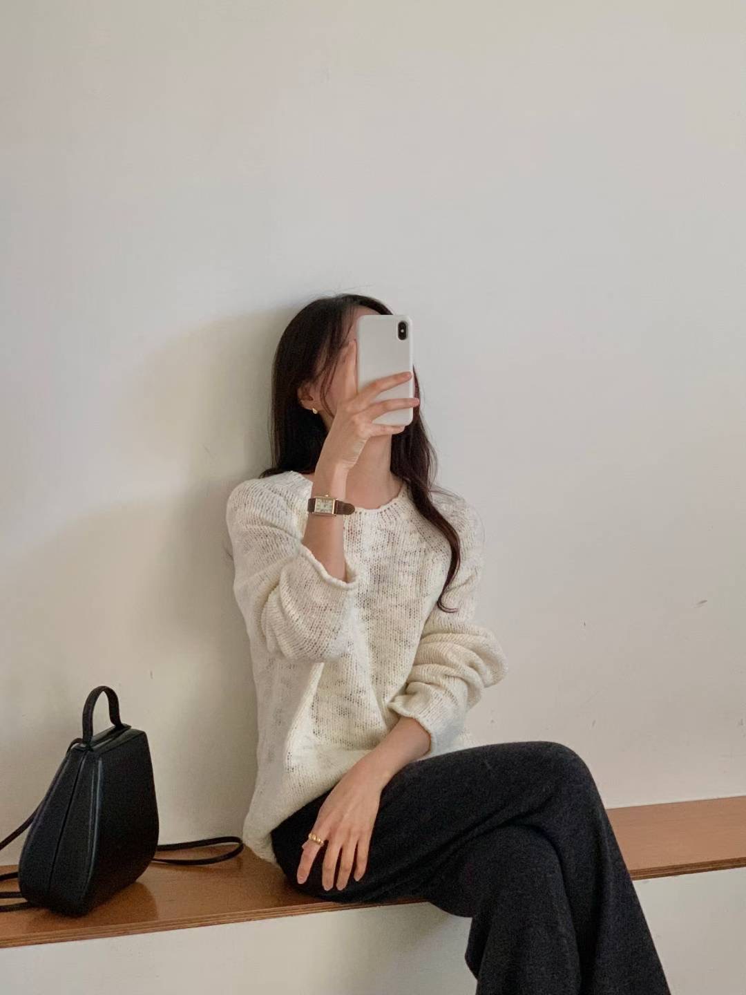 SUNDAY韓國直郵㊣女裝新品熱賣25秋冬人氣職業真品時尚針織衫SUNDAY針織衫