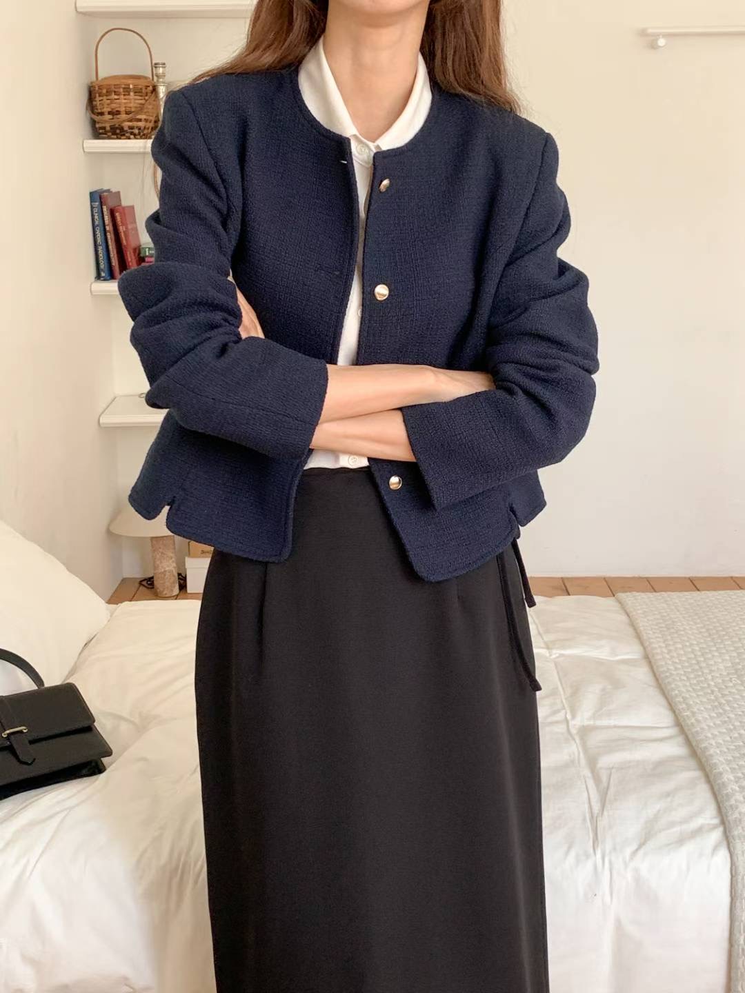 SUNDAY東大門㊣實拍女士新品真品人氣休閑推薦時尚職業夾克SUNDAY夾克圖色2