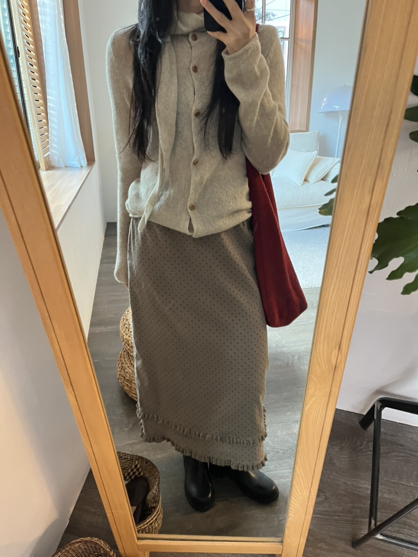LEMATIN韓國代購㊣女士新款25秋冬職業人氣推薦休閑時尚長裙LEMATIN長裙