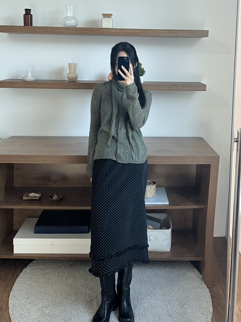 LEMATIN韓國代購㊣女士新款25秋冬職業人氣推薦休閑時尚長裙LEMATIN長裙