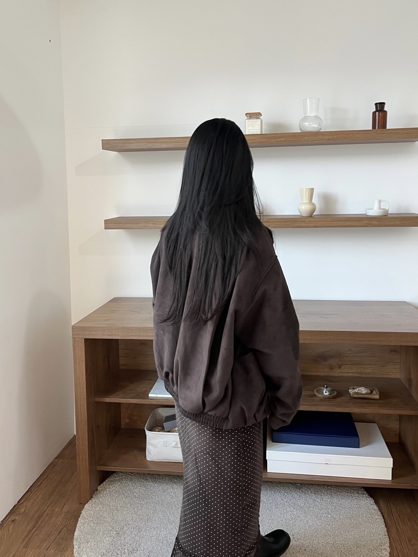 LEMATIN東大門㊣代購女裝新款職業時尚人氣25秋冬夾克絨面革LEMATIN夾克