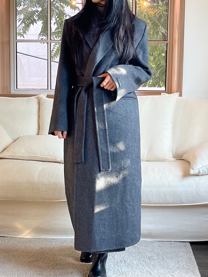 LEMATIN韓國直郵㊣女裝新款時尚真品熱賣推薦25秋冬中長款大衣LEMATIN中長款大衣