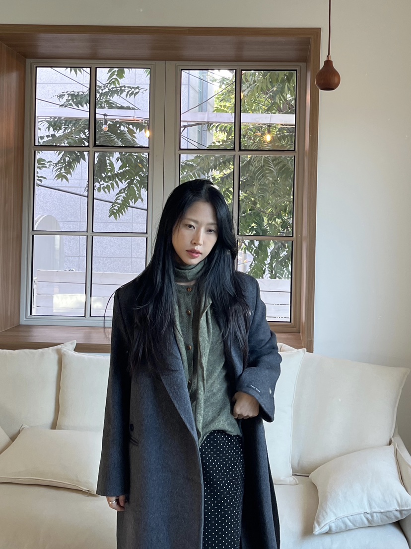 LEMATIN韓國直郵㊣女裝新款時尚真品熱賣推薦25秋冬中長款大衣LEMATIN中長款大衣
