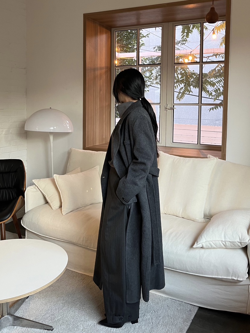 LEMATIN韓國直郵㊣女裝新款時尚真品熱賣推薦25秋冬中長款大衣LEMATIN中長款大衣