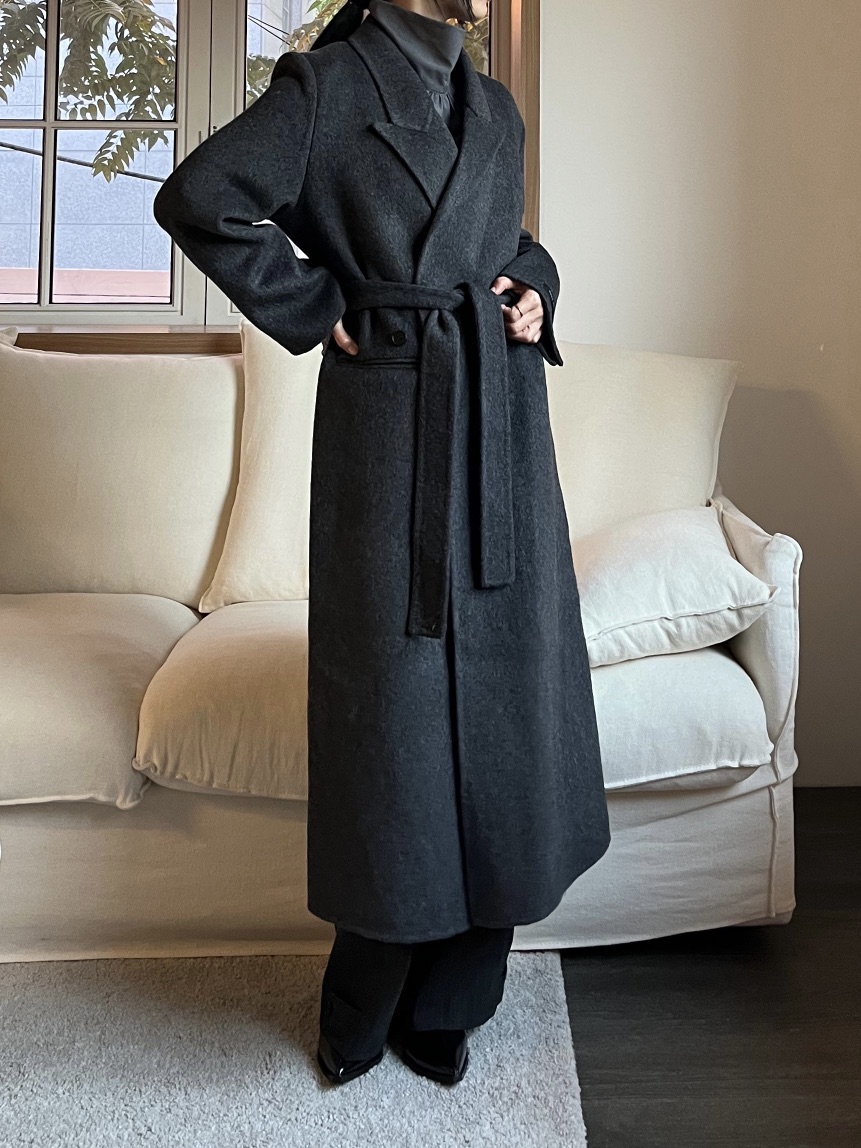 LEMATIN韓國直郵㊣女裝新款時尚真品熱賣推薦25秋冬中長款大衣LEMATIN中長款大衣