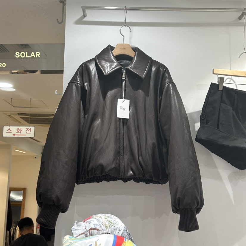 SOLAR東大門㊣實拍女裝新品推薦休閑真品人氣時尚夾克不含內搭SOLAR夾克圖色3棕色
