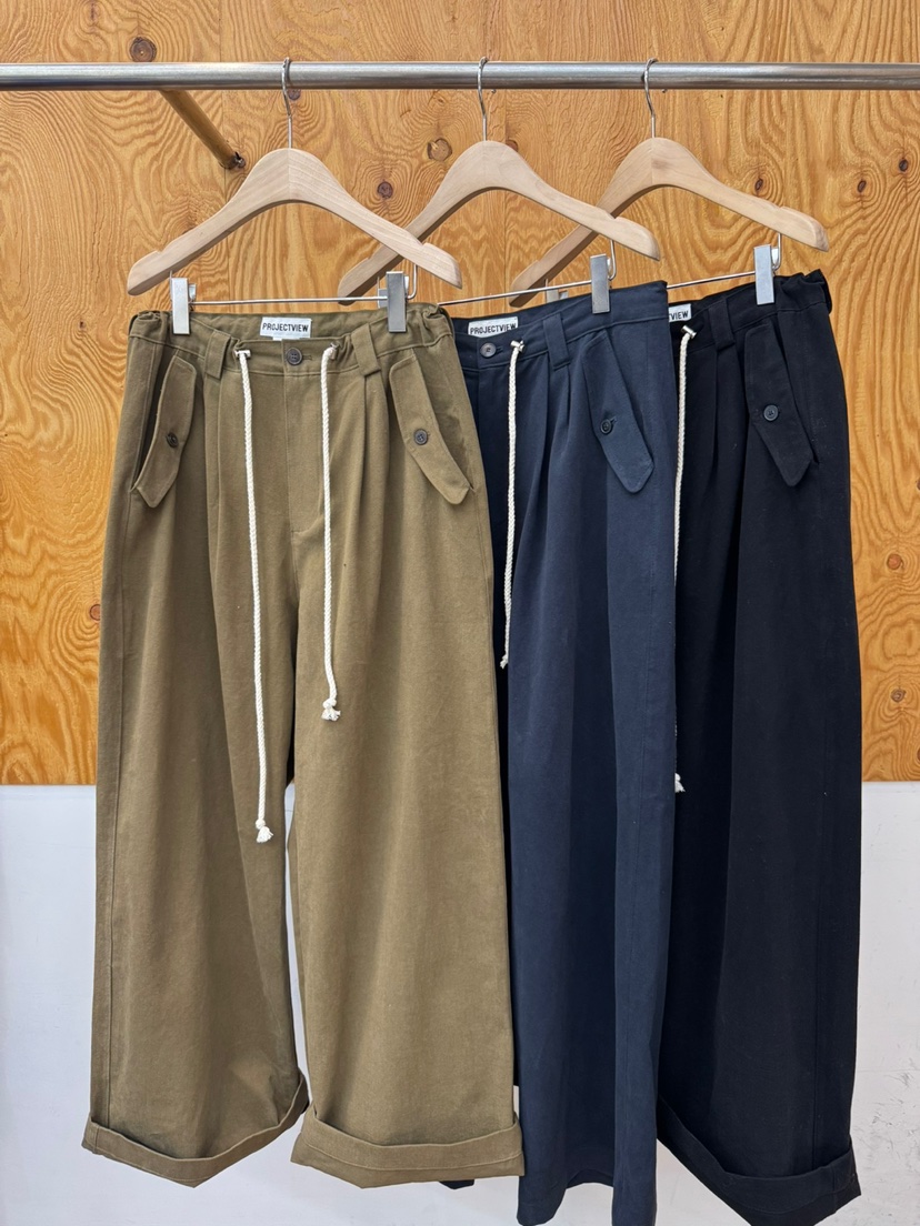PROJECTVIEW東大門㊣直郵女裝新品休閑熱賣真品25秋冬休閑褲PROJECTVIEW休閑褲