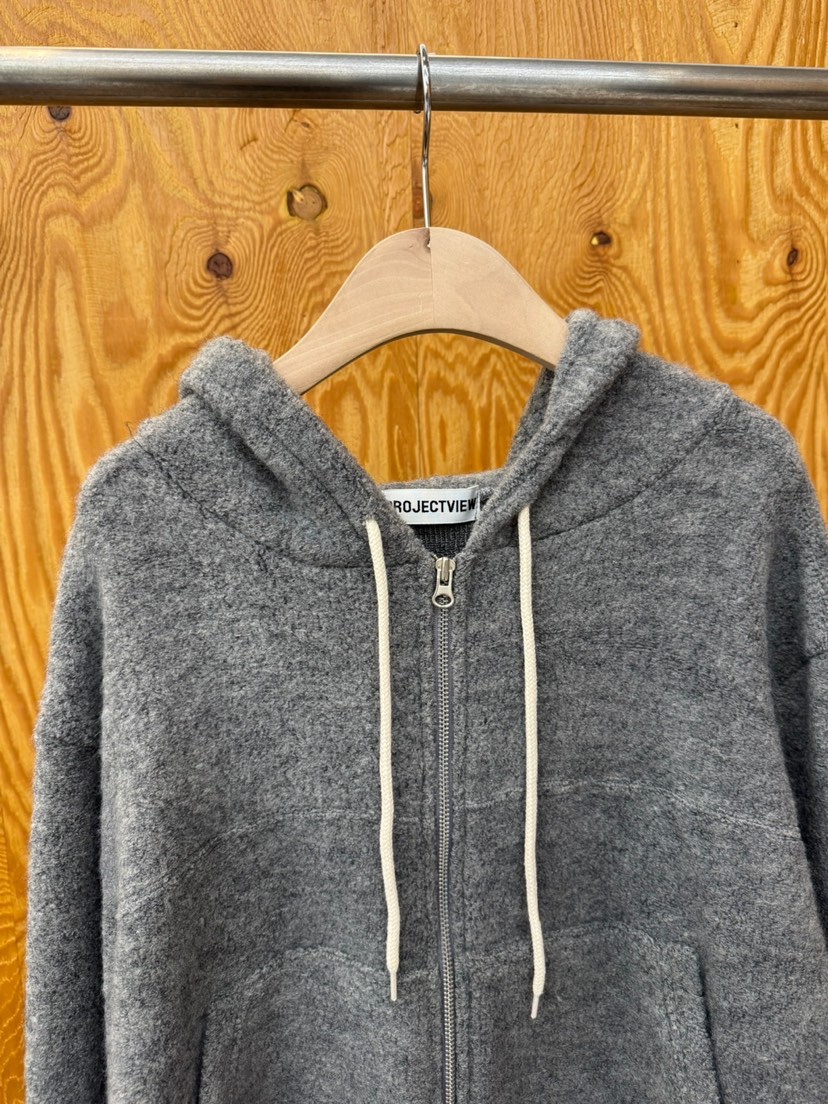 PROJECTVIEW東大門㊣實拍女裝新品25秋冬真品職業夾克拉鏈連帽PROJECTVIEW夾克