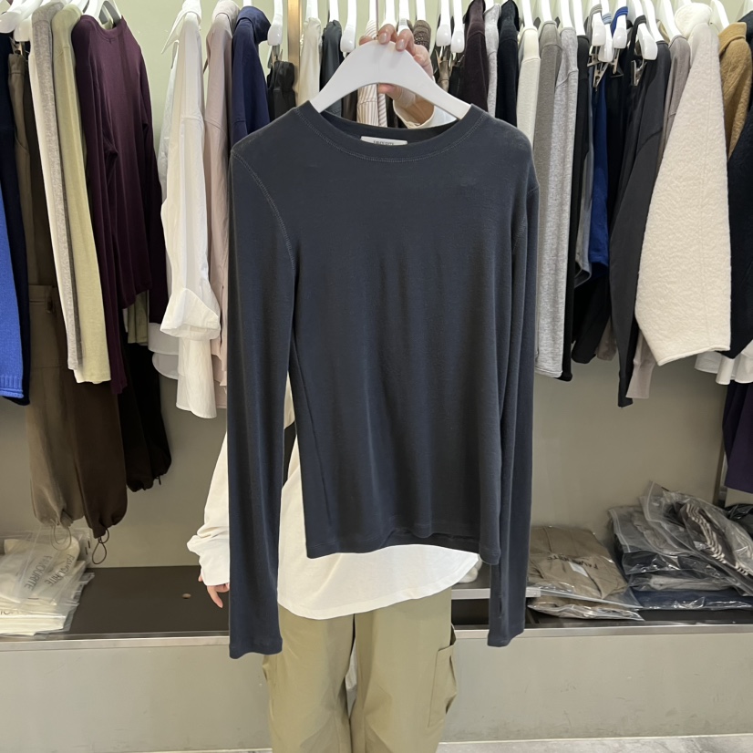 FAVE/FAVOURITE東大門㊣代購女士新品休閑人氣熱賣長袖T恤FAVOURITE長袖T恤圖色1