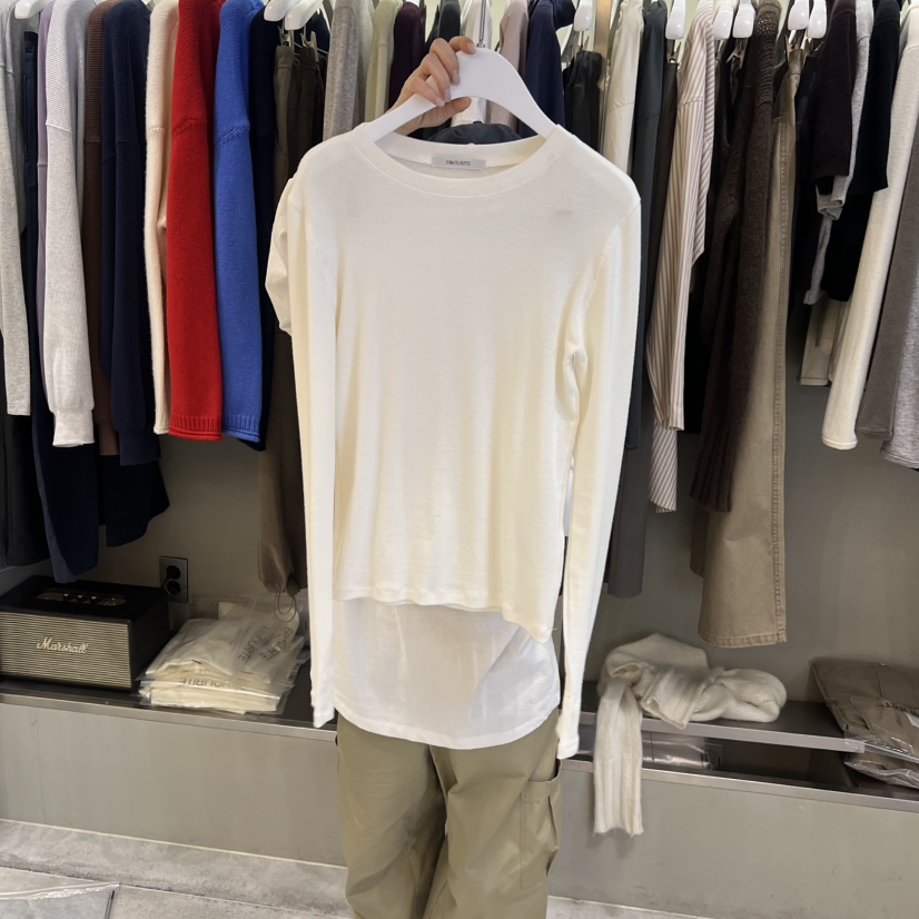 FAVE/FAVOURITE東大門㊣代購女士新品休閑人氣熱賣長袖T恤FAVOURITE長袖T恤圖色5