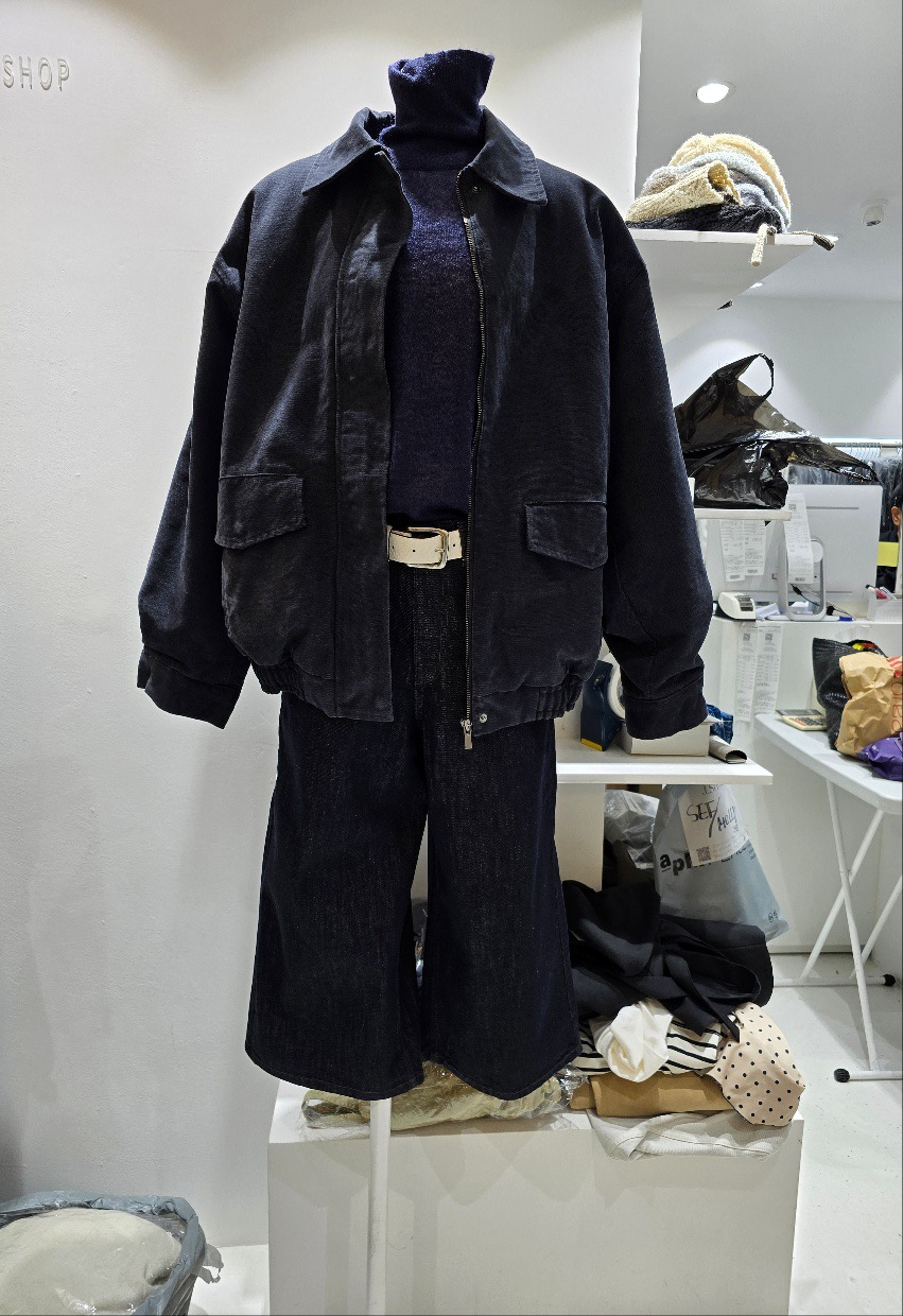 J SHOP東大門㊣實拍女裝新款推薦25秋冬真品時尚人氣夾克夾棉J_SHOP夾克