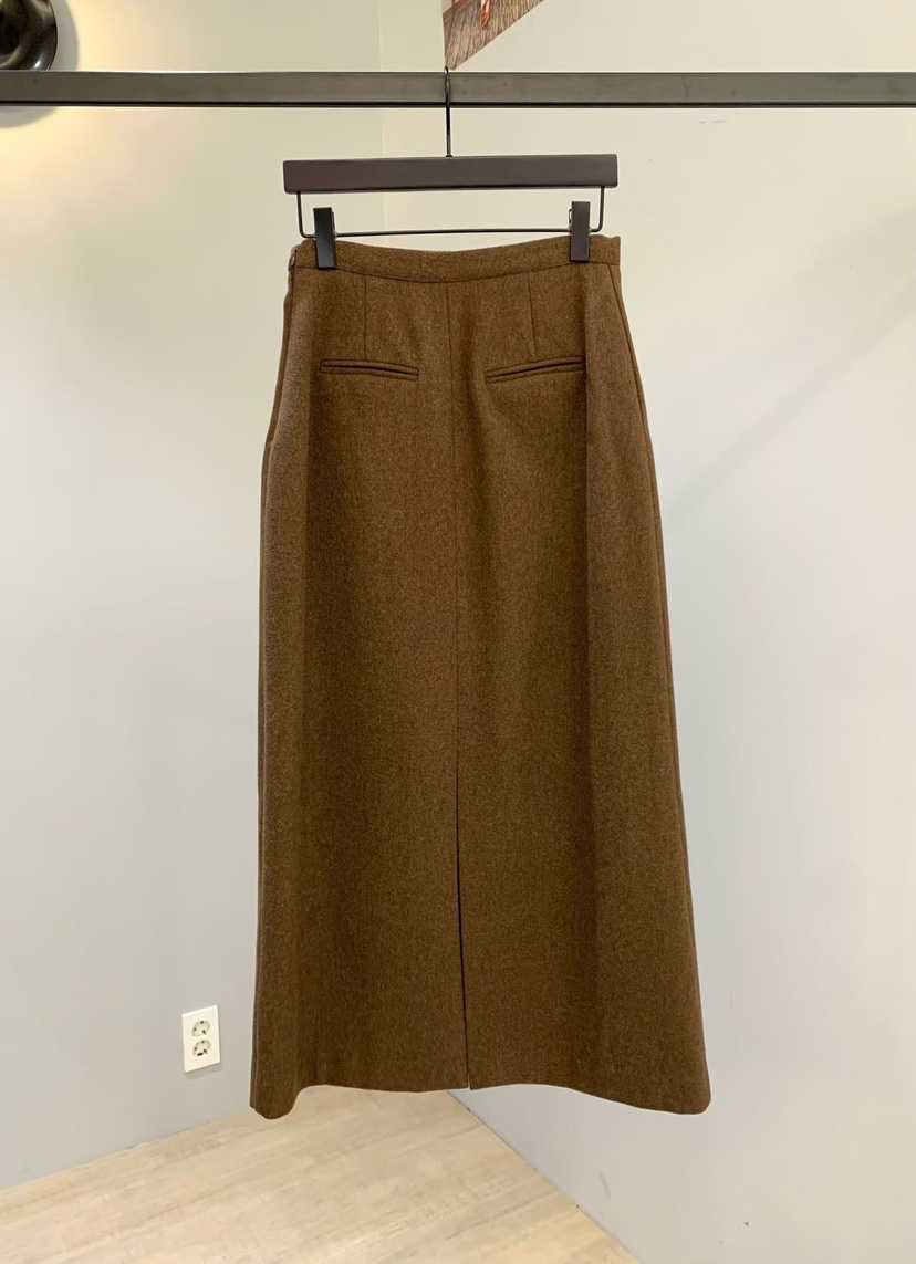 SOFTNESS東大門㊣實拍女士新品25秋冬時尚人氣休閑長裙羊毛Softness/Cosmic長裙