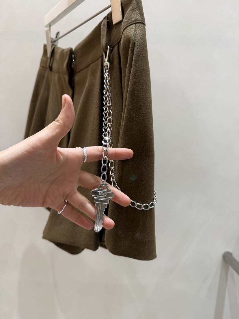 FEFFER韓國代購㊣女士新品時尚熱賣人氣25秋冬職業真品短褲FEFFER短褲
