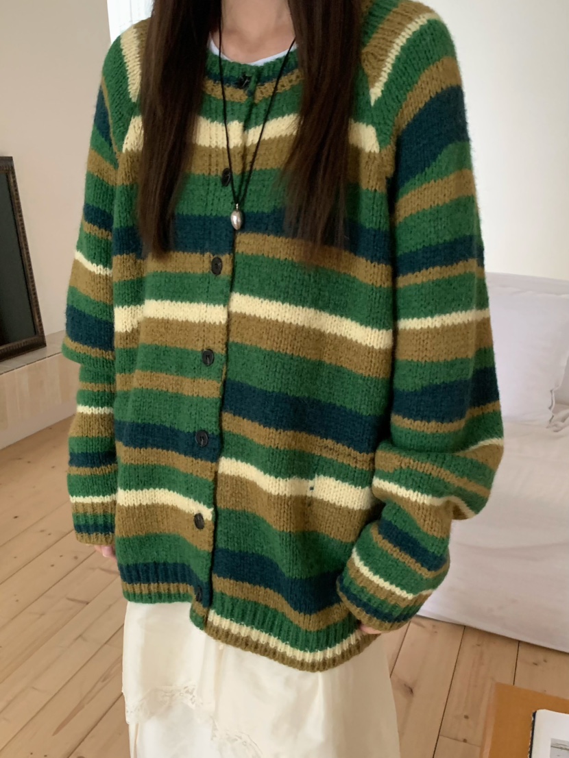 PEBBLE韓國直郵㊣女裝新品25秋冬時尚人氣推薦真品針織衫開衫PEBBLE/LAYER針織衫