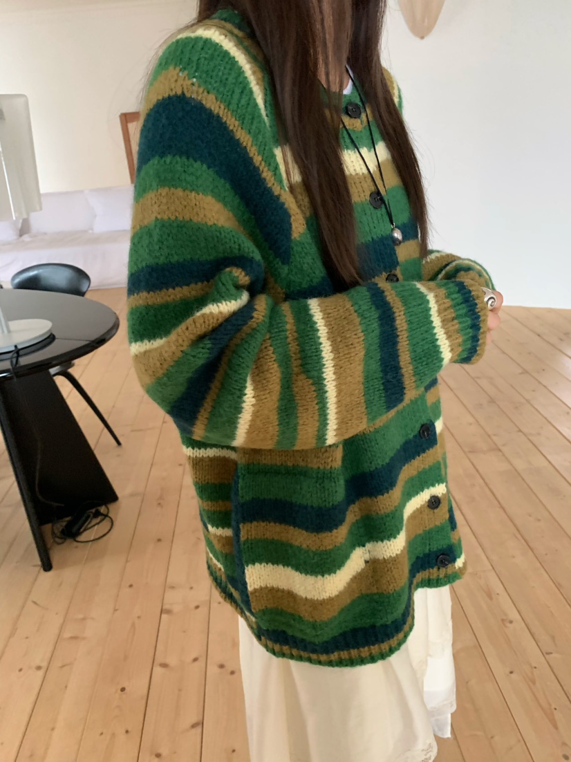 PEBBLE韓國直郵㊣女裝新品25秋冬時尚人氣推薦真品針織衫開衫PEBBLE/LAYER針織衫