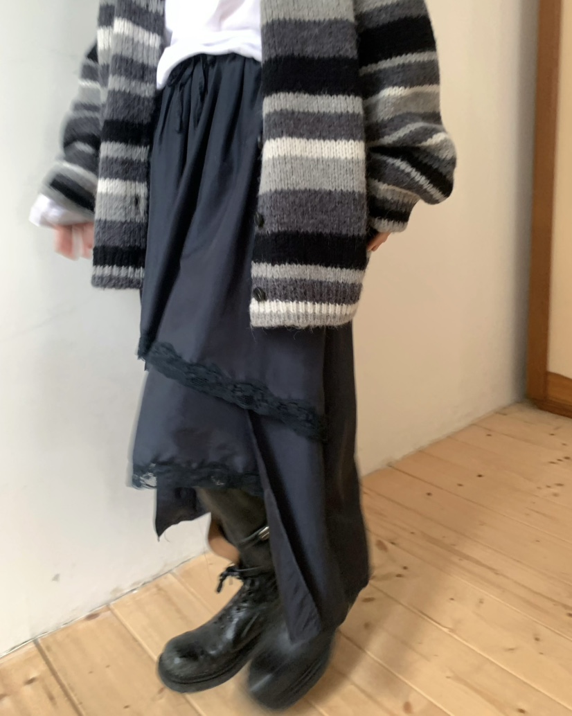 PEBBLE韓國代購㊣女裝新品真品休閑25秋冬職業半身裙中短裙PEBBLE/LAYER半身裙/中短裙