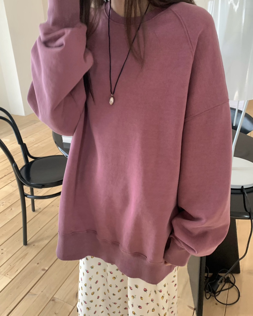PEBBLE東大門㊣直郵女裝新品時尚人氣真品職業休閑衛衣刺繡PEBBLE/LAYER衛衣