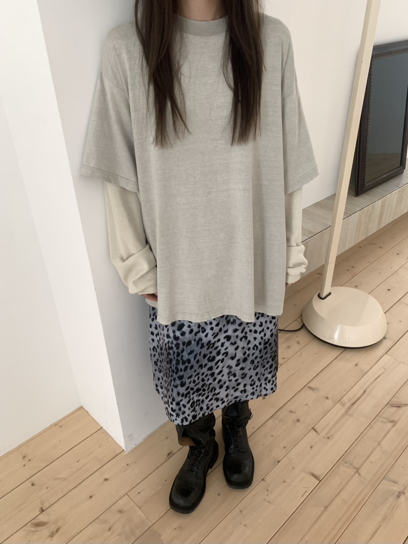 PEBBLE東大門㊣代購女士新品休閑熱賣人氣真品長袖T恤華夫格PEBBLE/LAYER長袖T恤