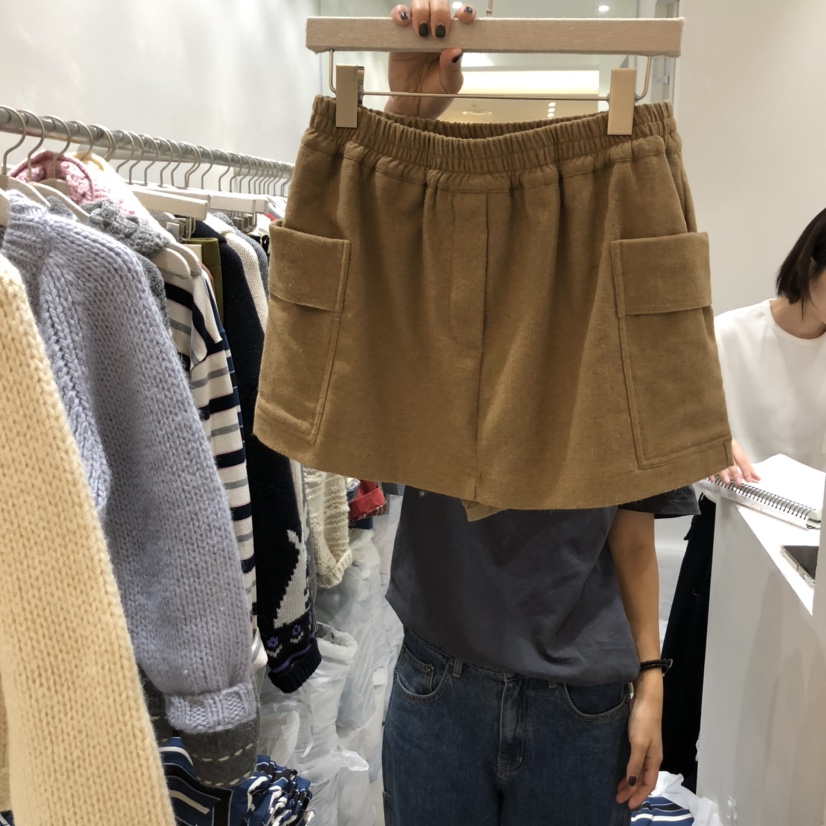 ASOME東大門㊣代購女裝新品推薦真品熱賣時尚職業休閑裙褲羊毛A.SOME裙褲圖色1