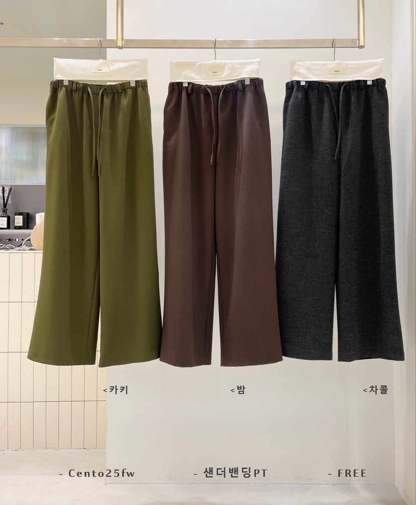 CENTO韓國直郵㊣女裝新品人氣熱賣25秋冬推薦時尚職業休閑褲CENTO休閑褲