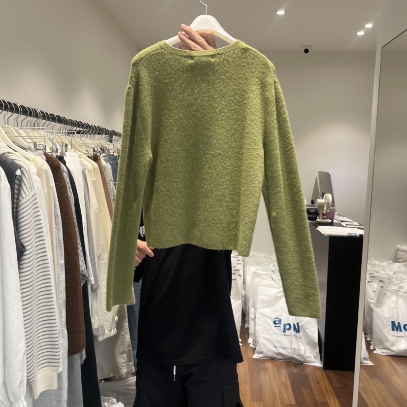 GABRIELLE韓國代購㊣女裝新品推薦25秋冬熱賣真品針織衫羊駝GABRIELLE針織衫