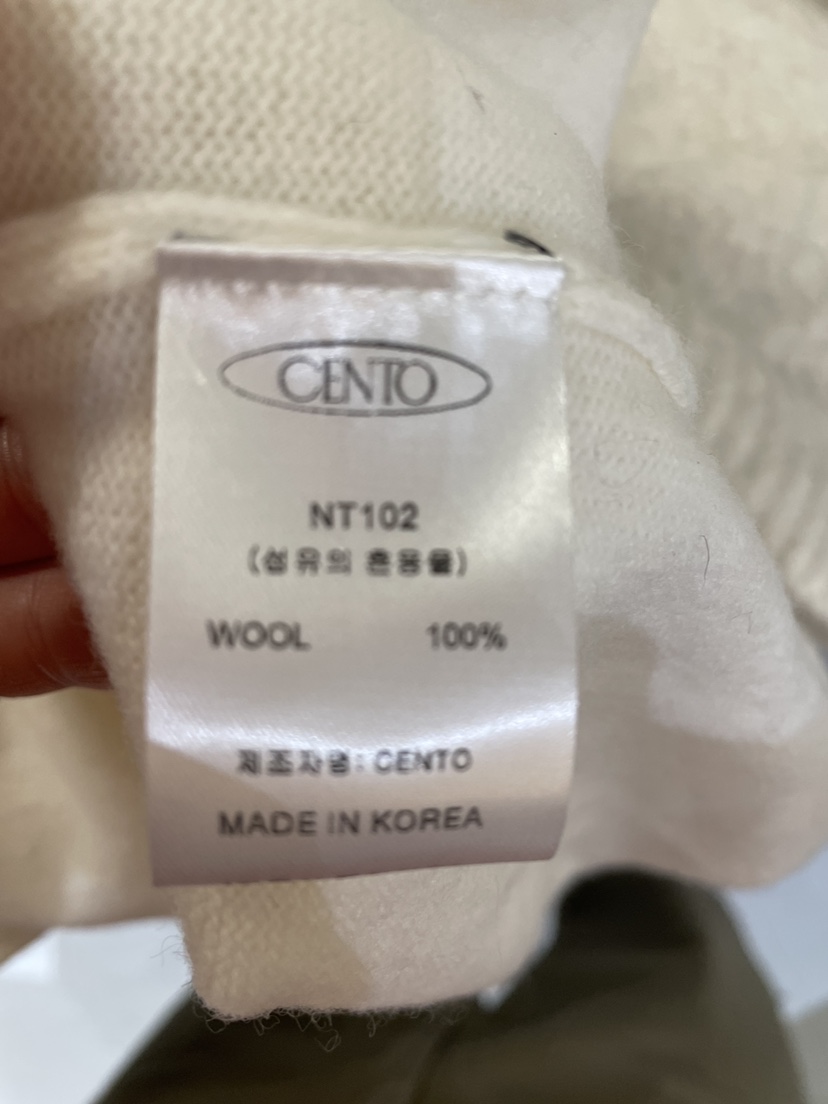 CENTO東大門㊣實拍女裝新品人氣25秋冬熱賣針織衫連帽衫羊毛CENTO針織衫