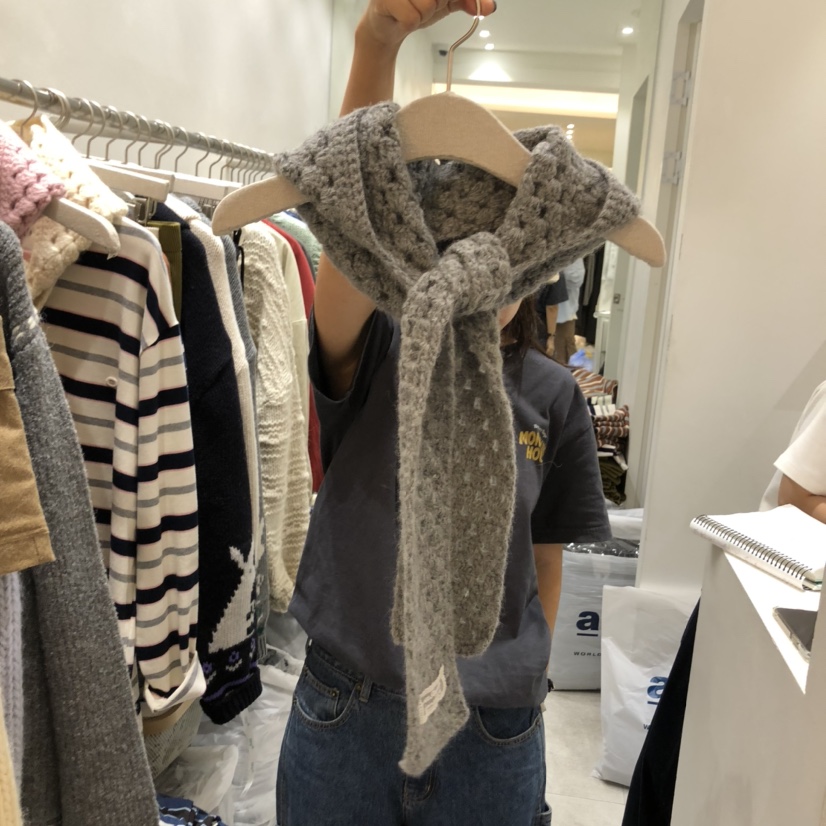 ASOME東大門㊣實拍女裝新品熱賣人氣時尚推薦帽子手工圍巾連帽A.SOME帽子圖色1