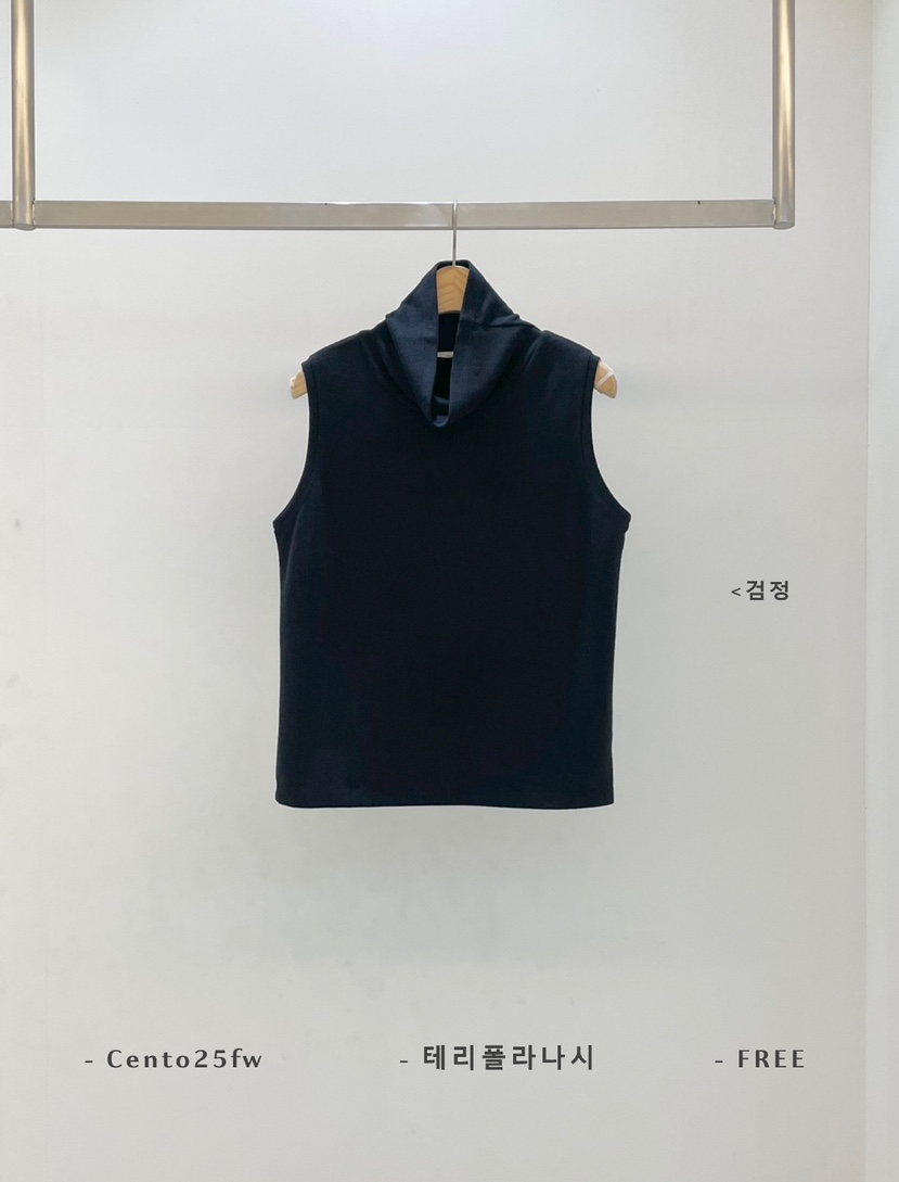 CENTO東大門㊣實拍女士新品推薦職業時尚25秋冬休閑吊帶背心CENTO吊帶/背心圖色4黑色