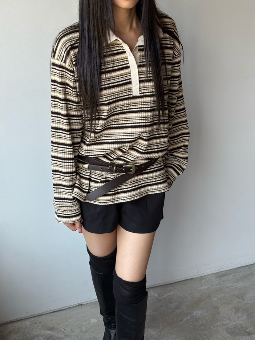 Verbena東大門㊣直郵女裝新品熱賣時尚人氣推薦休閑長袖T恤Verbena長袖T恤