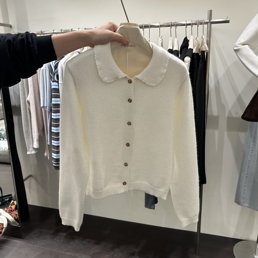 BINUS東大門㊣代購女士新品真品熱賣推薦休閑人氣針織衫開衫BINUS針織衫圖色1